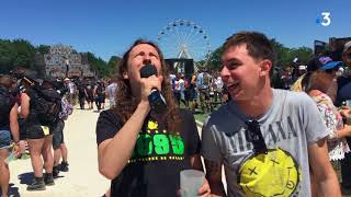 Hellfest 2018  balade avec Ultravomit Mathieu et Nicolas [upl. by Naesad489]