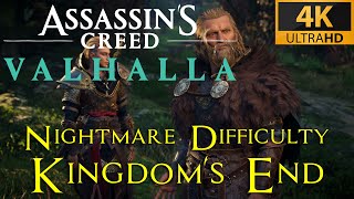 AC Valhalla  Kingdoms End  Nightmare Aesir difficulty playthrough [upl. by Hterrag]