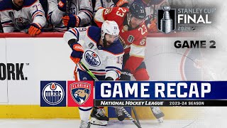 Gm 2 Oilers  Panthers 610  NHL Highlights  2024 Stanley Cup Final [upl. by Ynos]