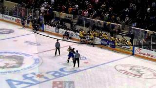 Columbus cottonmouths hockey fight [upl. by Esilenna]