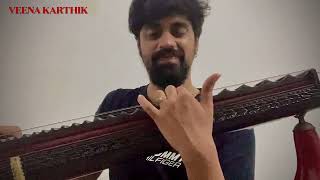 Aakasham Enatido  Ilayarajas Composition  Veena Karthik [upl. by Otrebtuc]