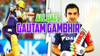 All Bats Used by Gautam Gambhir  Evolution of Gambhirs Bat [upl. by Par]