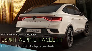 2024 Renault Arkana Esprit ALPINE FACELIFT  FIRST LOOK👀 [upl. by Bobette]