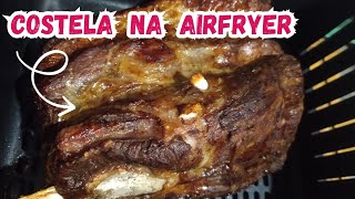 Costela na Airfryer  Dia de feira livre  Compras de carne pra semana  Almoço Completo 🍛 [upl. by Samuelson276]