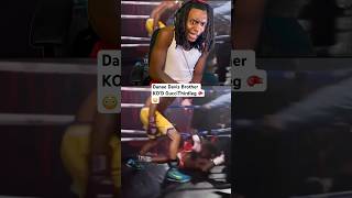 Danae Davis Brother KO’D GucciThirdleg 🥊😳 iamqual boxing fighting reaction [upl. by Netsryk940]