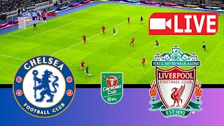 🔴 Chelsea vs Liverpool  English Carabao Cup  eFootball PES 21 [upl. by Gloria893]