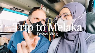 From Johor Bahru to Melaka by bus Malaysia vlog [upl. by Nirrol]