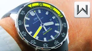 IWC Aquatimer 2000 IW356808 356808 Luxury Watch Review [upl. by Aggri947]