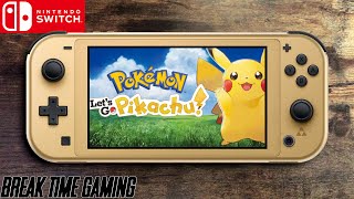 Pokemon Lets Go Pikachu Nintendo Switch Lite Gameplay [upl. by Stanfill]