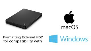 Format An External Hard Drive For Use With Mac amp Windows [upl. by Algernon]