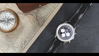 Breitling Navitimer  B01 Chronograph 46  Chrono24 [upl. by Ailam]