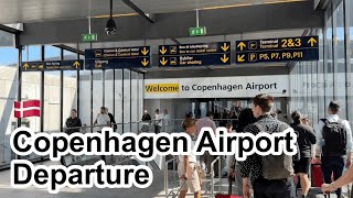 Copenhagen Kastrup Airport Departure Terminal Tourt Københavns Lufthavn 쇼핑천국 코펜하겐 공항 출발 영상 [upl. by Jenette524]