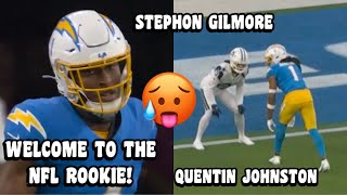 Quentin Johnston ‘LOCKED UP’ Vs Stephon Gilmore 🔥🔒 WR vs CB Cowboys vs Chargers 2023 highlights [upl. by Acessej841]