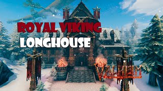 The Royal Viking Longhouse  Valheim building [upl. by Aneala174]