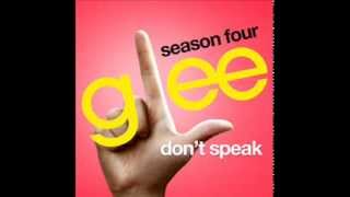 Glee  Dont Speak Sped Up [upl. by Niatsirt]