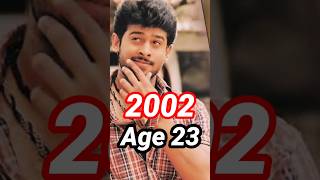 Prabhas Epic Transition From 2002 to 2024 prabhas shorts youtubeshorts shortsvideo [upl. by Ahsirhcal]