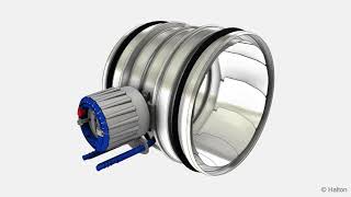 Halton PRA airflow management damper functionality [upl. by Shalne849]