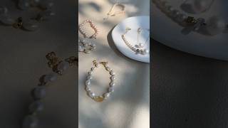 Shining in the sun pearl jewelry collection vanessalotusjewelry handmadejewelry pearljewelry [upl. by Kai]