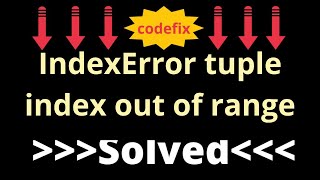 PYTHON  IndexError tuple index out of range when using py2exe [upl. by Nwahsuq]