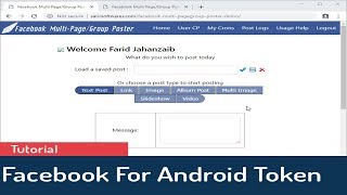 Obtaining Facebook for Android Access Token  Tutorial [upl. by Au610]