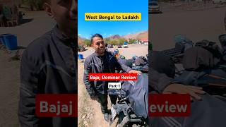 Bajaj Dominar Review in Ladakh bajaj bajajdominor youtubeshorts shorts [upl. by Suhploda]