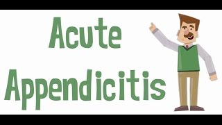 Acute Appendicitis  التهاب الزائدة الحاد [upl. by Tarazi]