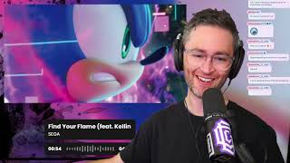 Sonic Frontiers OST quotFind Your Flamequot feat Kellin Quinn amp Tyler Smyth REACTION [upl. by Nosredna]