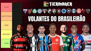 Quem é o Melhor Volante do Brasil TIER LIST [upl. by Engis]