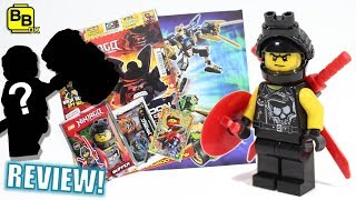 BUFFER MINIFIGURE LEGO NINJAGO MAGAZINE REVIEW ISSUE 38 [upl. by Yank826]