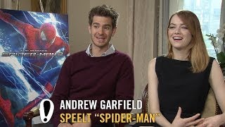 Emma Stone on Boyfriend Andrew Garfield I Love Him Very Much [upl. by Clower]