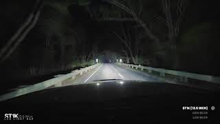 STEDI ST1K LED Light Bar  135 inch  Driving Footage [upl. by Aneehsar]