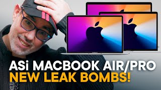 New Apple Silicon MacBook Air amp Pro — Reacting to Massive Leak Bombs [upl. by Ariella]