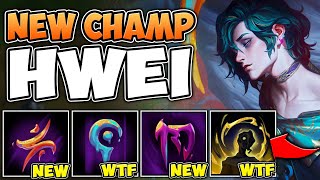 LEAGUES NEWEST CHAMPION HWEI HAS 32 ABILITIES THIS IS BEYOND INSANE [upl. by Refynnej]