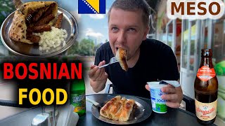 BOSNIAN FOOD CULTURE IS CRAZY 🥘🇧🇦 Sarajevo food tour [upl. by Avehstab667]