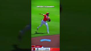 Which Play Was Better edit mlb baseball [upl. by Wolk]