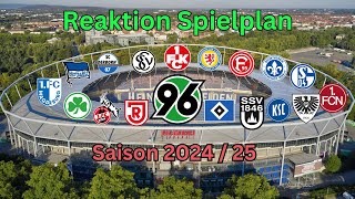 Reaktion Spielplan 2024  25 [upl. by Nnaear]