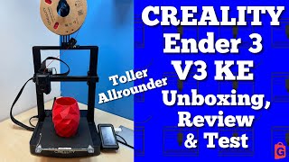 Creality Ender 3 V3 KE  Der neue Star der Mittelklasse   3D Drucker Review 2024 Deutsch [upl. by Barry533]