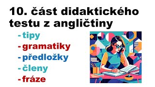 10 část didaktického testu z angličtiny [upl. by Ahsyla354]