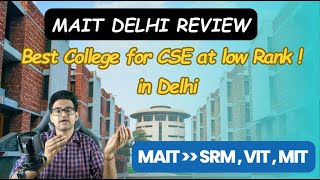 MAIT Delhi College Revealed 2023 NIRF Ranking Admission Placements [upl. by Valdemar819]