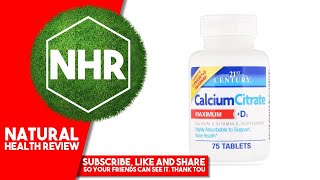 21st Century Calcium Citrate Maximum  D3 75 Tablets [upl. by Peer]