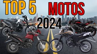 ¡TOP 5 MOTOS INCREÍBLES PARA EL 2024 [upl. by Ibmab]