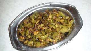 Kantola nu Shhak or Kakora sabzi Recipe Video by Bhavna  Indian Spiny Gourd Fry [upl. by Alethea]