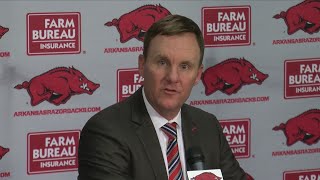 Chad Morris Arkansas Razorbacks 2019 Recruiting Signing Day Press Conference [upl. by Angele]