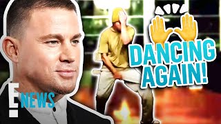 Channing Tatum Steps Up His Dancing Skills in New Video  E News [upl. by Kcirtemed]