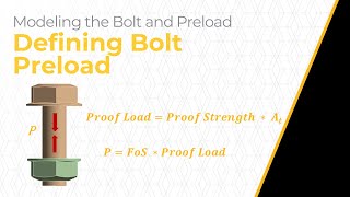 Defining Bolt Preload Using Ansys Mechanical — Lesson 2 [upl. by Arrimat]