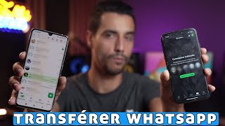 100 Succès Comment transférer WhatsApp diPhone vers Android2024 [upl. by Tsiuqram547]