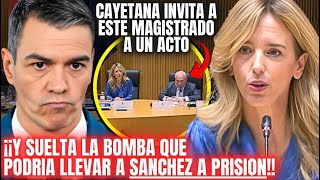 😱LA VENGANZA DE CAYETANA😱Se ALÍA con un EX MAGISTRADO del CONSTITUCIONAL🔥¡Y LE ARMA ESTA A SÁNCHEZ🔥 [upl. by Munafo123]