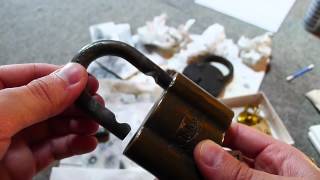 Restoration of an old vintage Abloy Padlock [upl. by Laurene457]