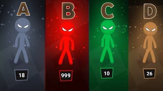 999 Stickman Random Party  Stickman Party 1 2 3 4 Player 2024  D  YAN [upl. by Lebiram601]