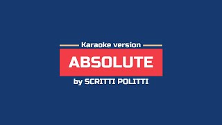 Karaoke  Absolute by Scritti Politti [upl. by Primrose172]